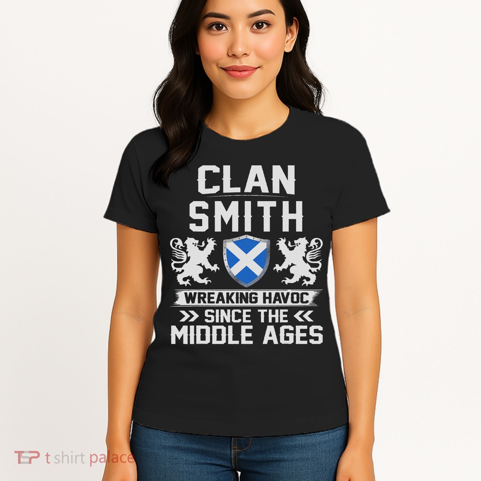 Clan Smith Scottish Family Scotland Mothers Day Fathers Women's T-Shirt