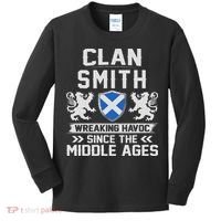 Clan Smith Scottish Family Scotland Mothers Day Fathers Kids Long Sleeve Shirt thumb 0