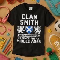 Clan Smith Scottish Family Scotland Mothers Day Fathers Kids T-Shirt thumb 3