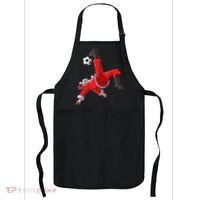 Christmas Santa Soccer Bicycle Kick Xmas Boys Men Ball Sport TShirt Apron thumb 0