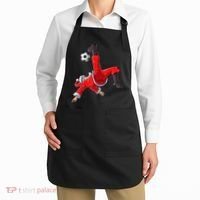 Christmas Santa Soccer Bicycle Kick Xmas Boys Men Ball Sport TShirt Apron thumb 2