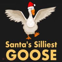 Cool Santas Silliest Goose Tacky Funny Christmas Duck Swans Gift Doggie Tank thumb 4