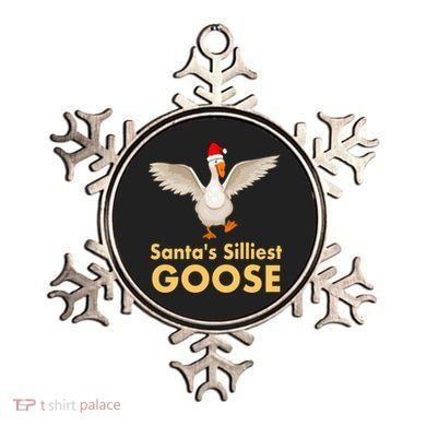 Cool Santas Silliest Goose Tacky Funny Christmas Duck Swans Gift Ornament