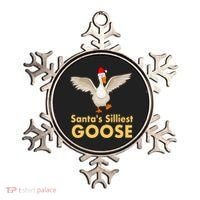 Cool Santas Silliest Goose Tacky Funny Christmas Duck Swans Gift Ornament thumb 0