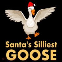 Cool Santas Silliest Goose Tacky Funny Christmas Duck Swans Gift Ornament thumb 1