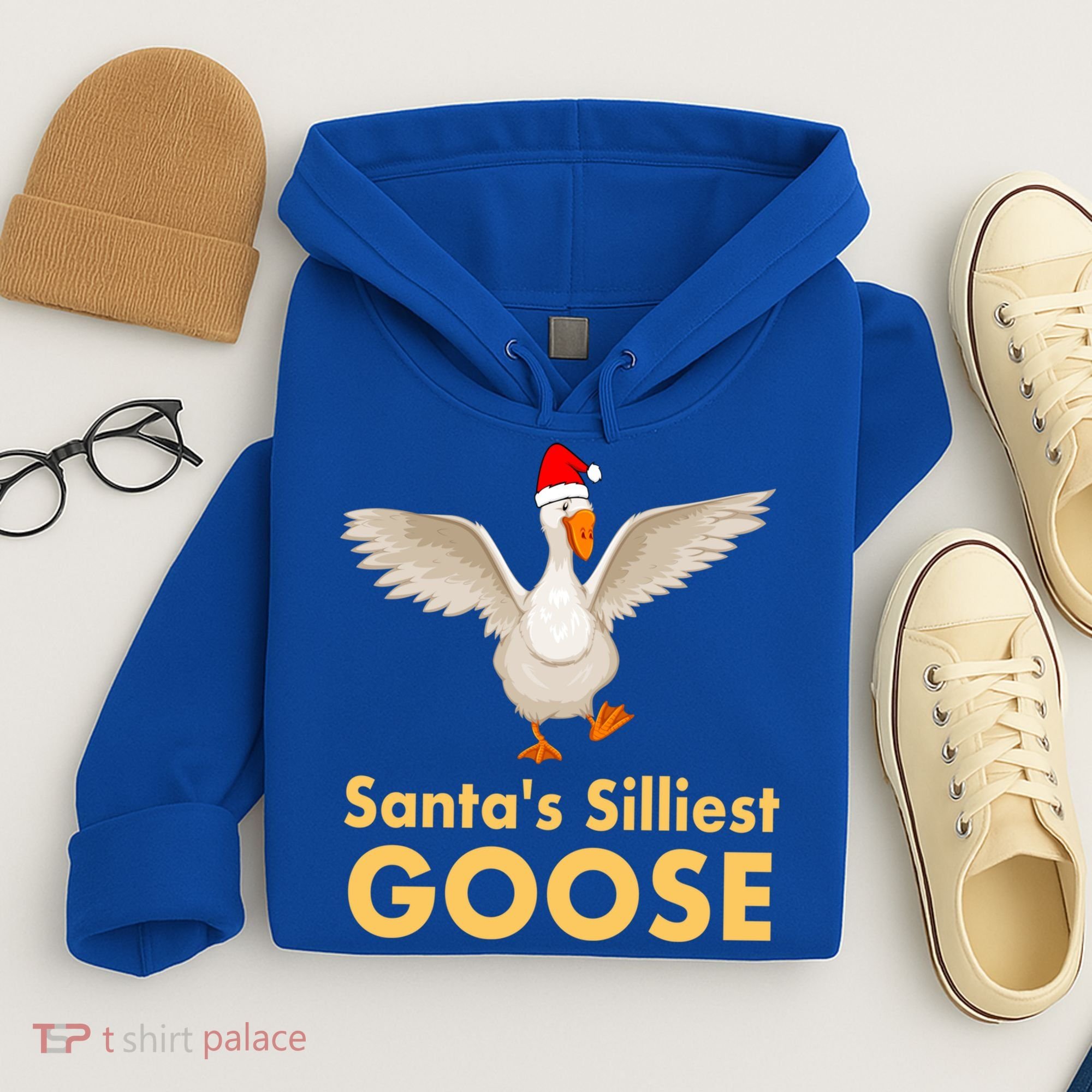 Cool Santas Silliest Goose Tacky Funny Christmas Duck Swans Gift Hoodie