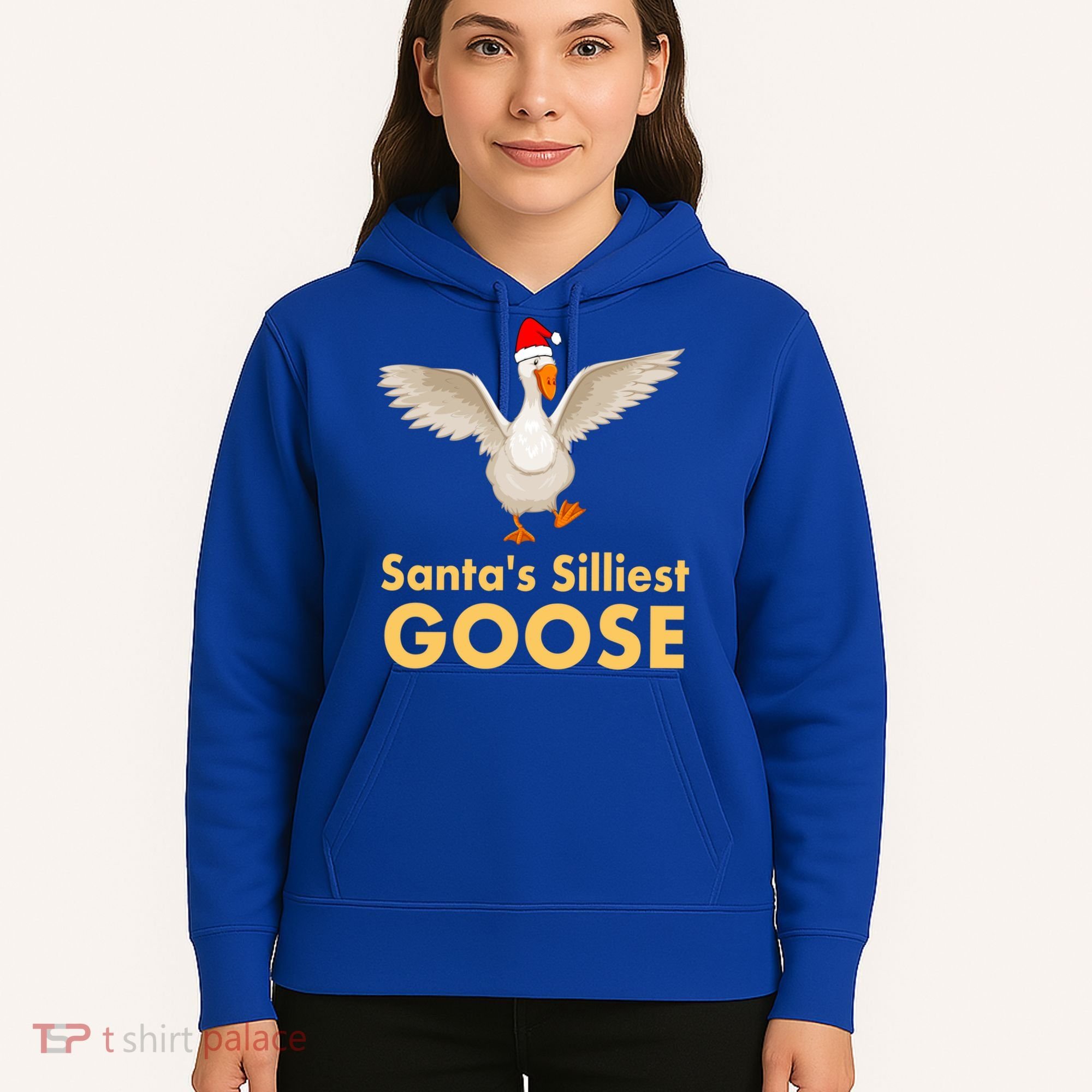 Cool Santas Silliest Goose Tacky Funny Christmas Duck Swans Gift Hoodie