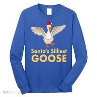 Cool Santas Silliest Goose Tacky Funny Christmas Duck Swans Gift Long Sleeve Shirt thumb 0