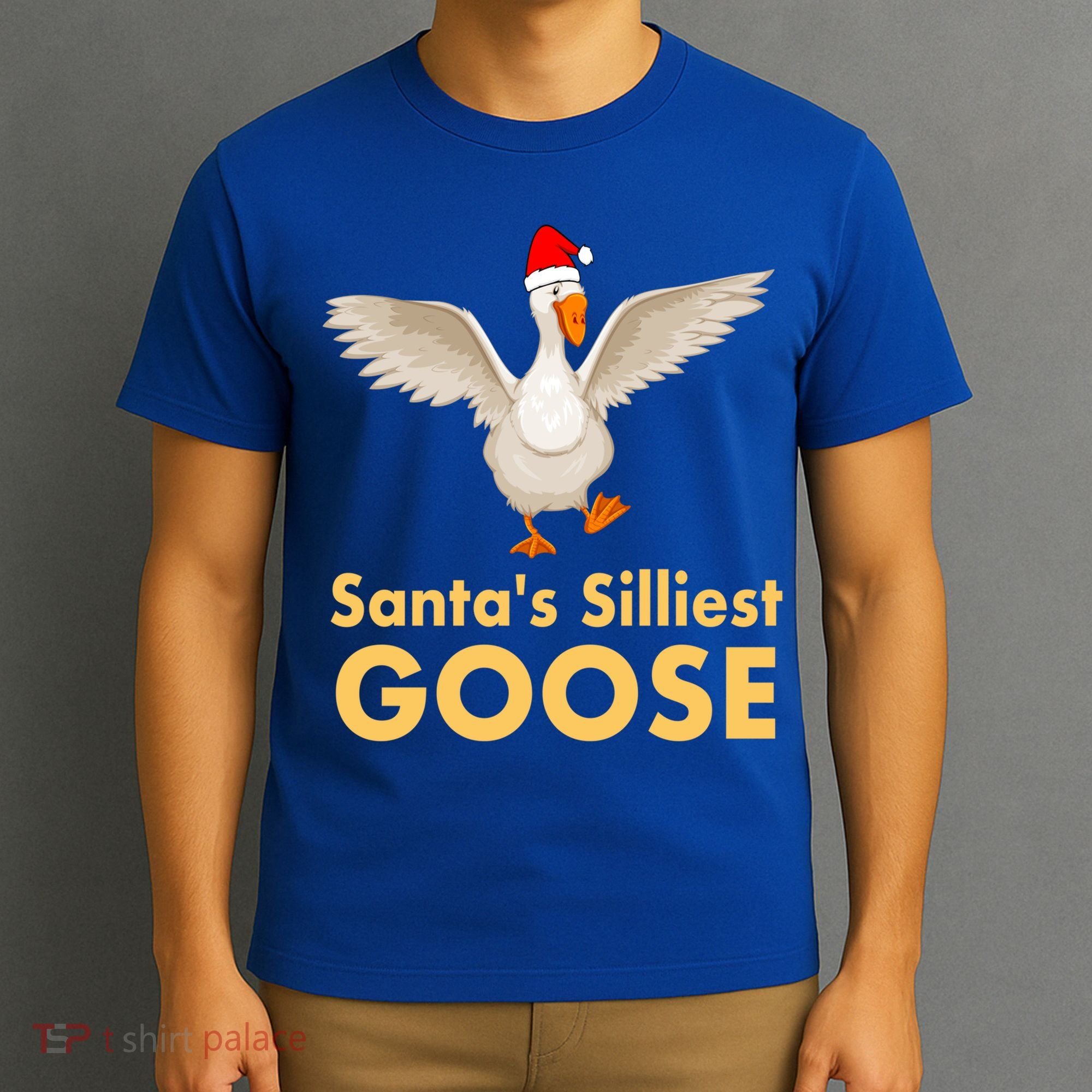 Cool Santas Silliest Goose Tacky Funny Christmas Duck Swans Gift T-Shirt