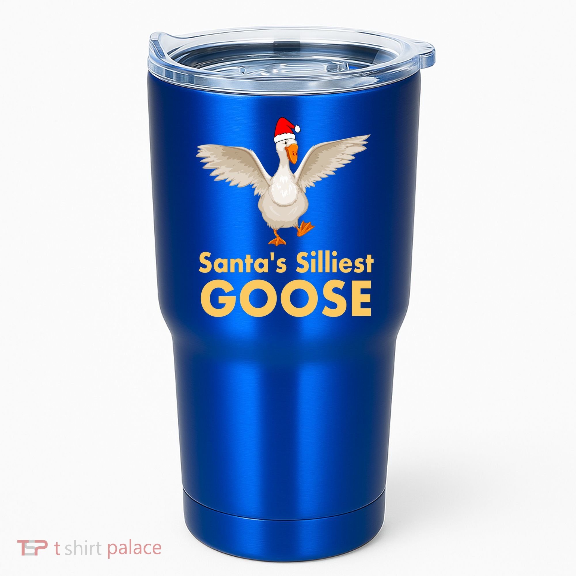 Cool Santas Silliest Goose Tacky Funny Christmas Duck Swans Gift Tumbler
