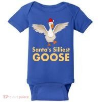 Cool Santas Silliest Goose Tacky Funny Christmas Duck Swans Gift Baby Bodysuit thumb 0