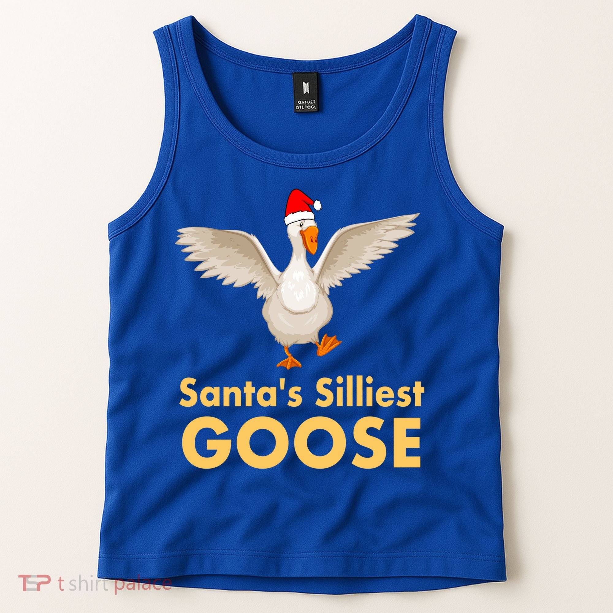 Cool Santas Silliest Goose Tacky Funny Christmas Duck Swans Gift Tank Top