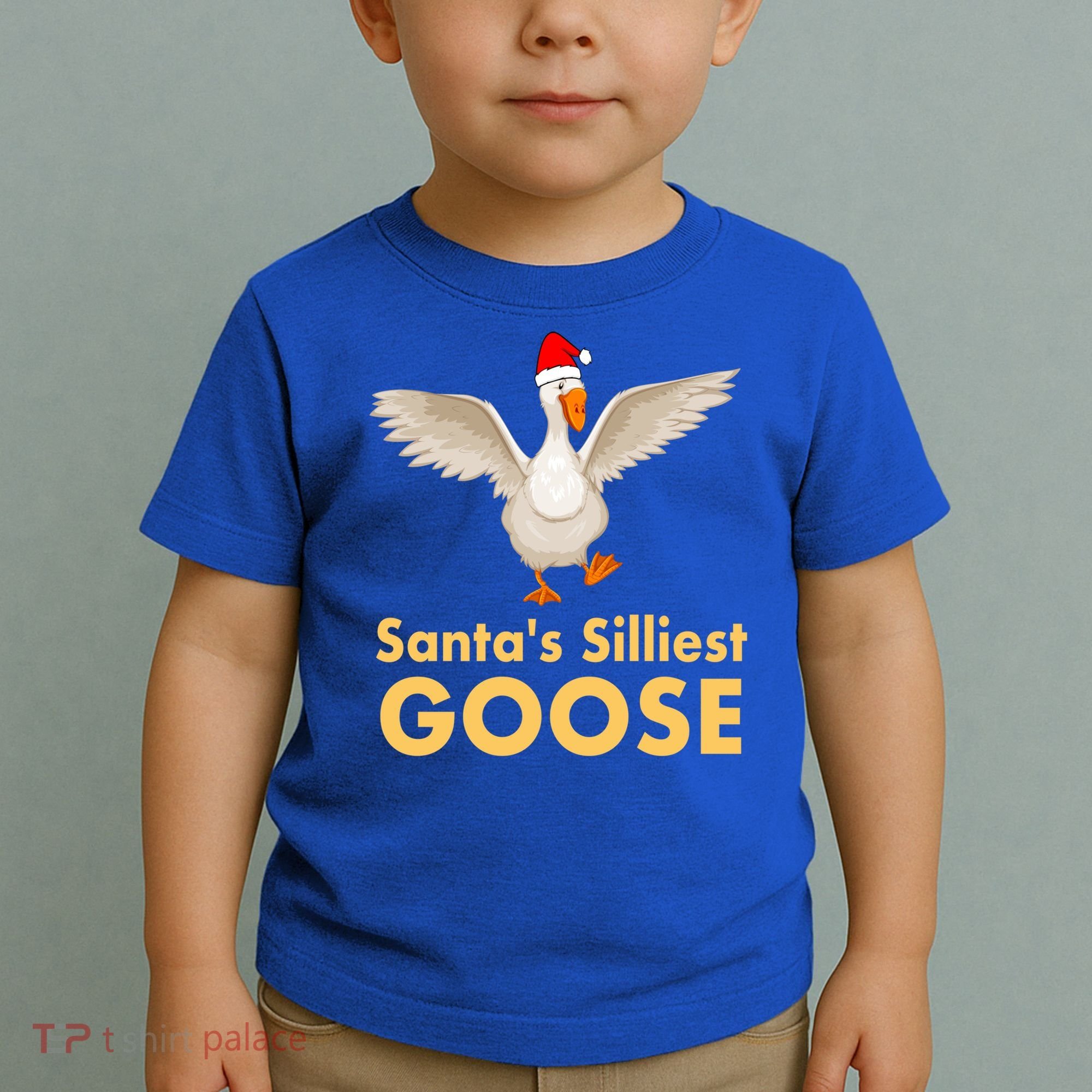Cool Santas Silliest Goose Tacky Funny Christmas Duck Swans Gift Toddler T-Shirt