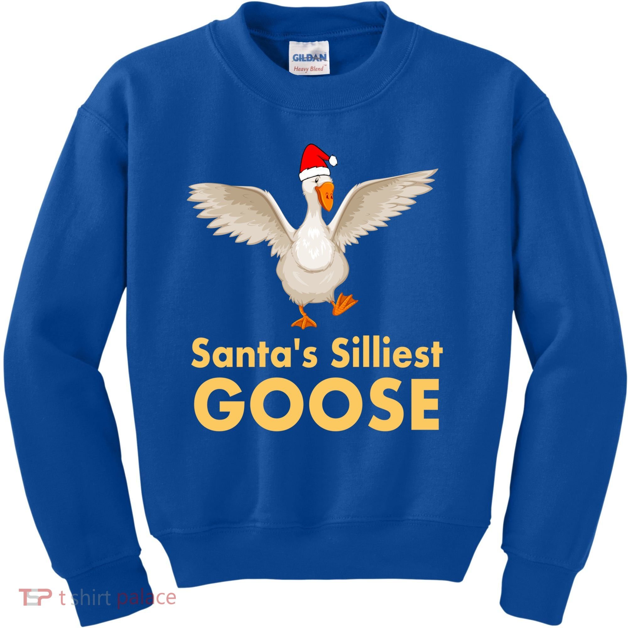 Cool Santas Silliest Goose Tacky Funny Christmas Duck Swans Gift Kids Sweatshirt