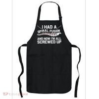Cool Scoliosis Spinal Fusion Gift Back Surgery Recovery Gift Apron thumb 0