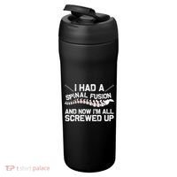 Cool Scoliosis Spinal Fusion Gift Back Surgery Recovery Gift 24oz Duet Stainless Steel Tumbler thumb 3