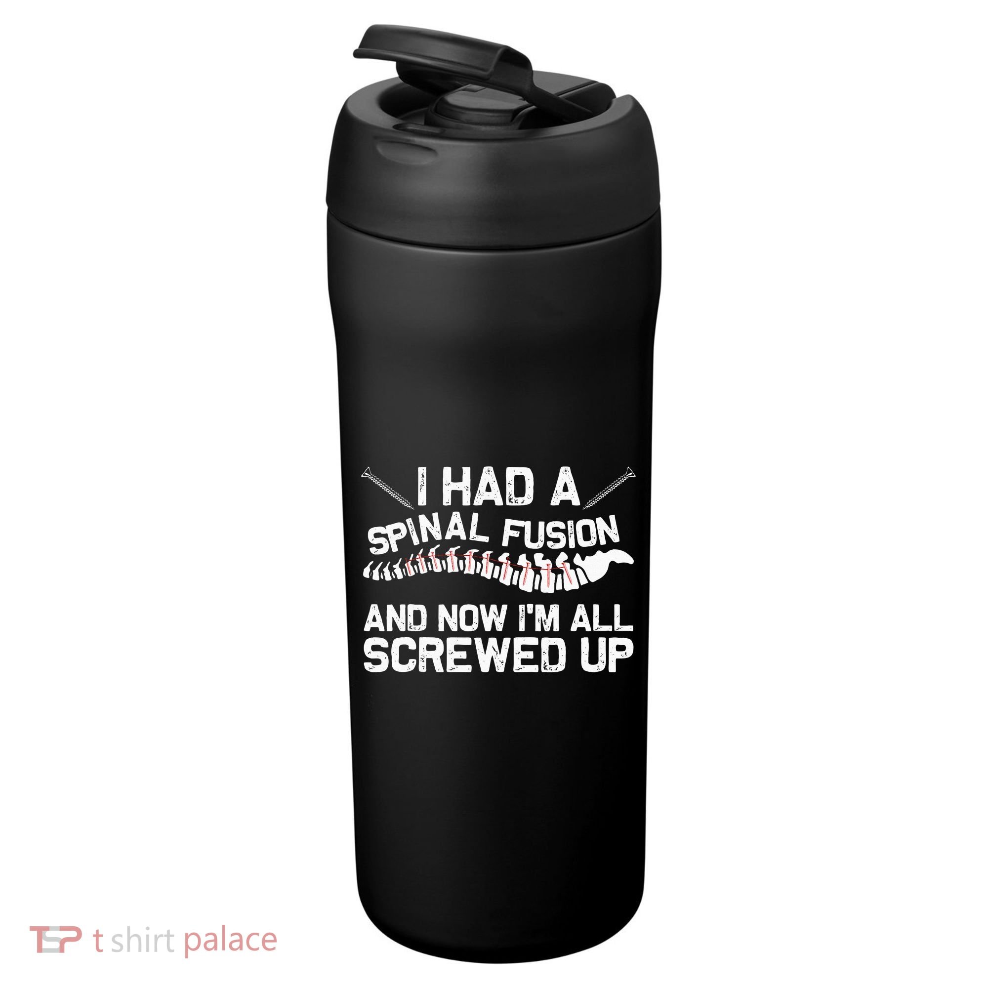 Cool Scoliosis Spinal Fusion Gift Back Surgery Recovery Gift 24oz Duet Stainless Steel Tumbler