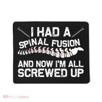 Cool Scoliosis Spinal Fusion Gift Back Surgery Recovery Gift Mousepad thumb 0