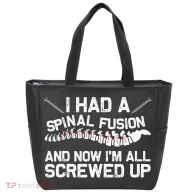 Cool Scoliosis Spinal Fusion Gift Back Surgery Recovery Gift Tote Bag