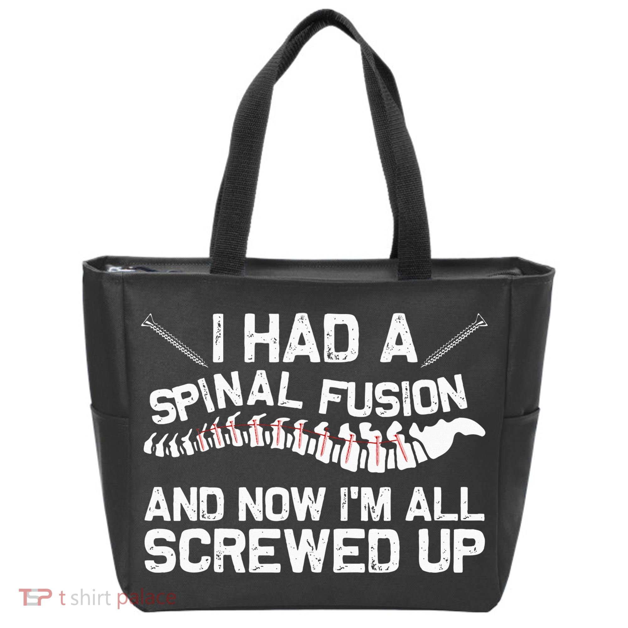 Cool Scoliosis Spinal Fusion Gift Back Surgery Recovery Gift Tote Bag