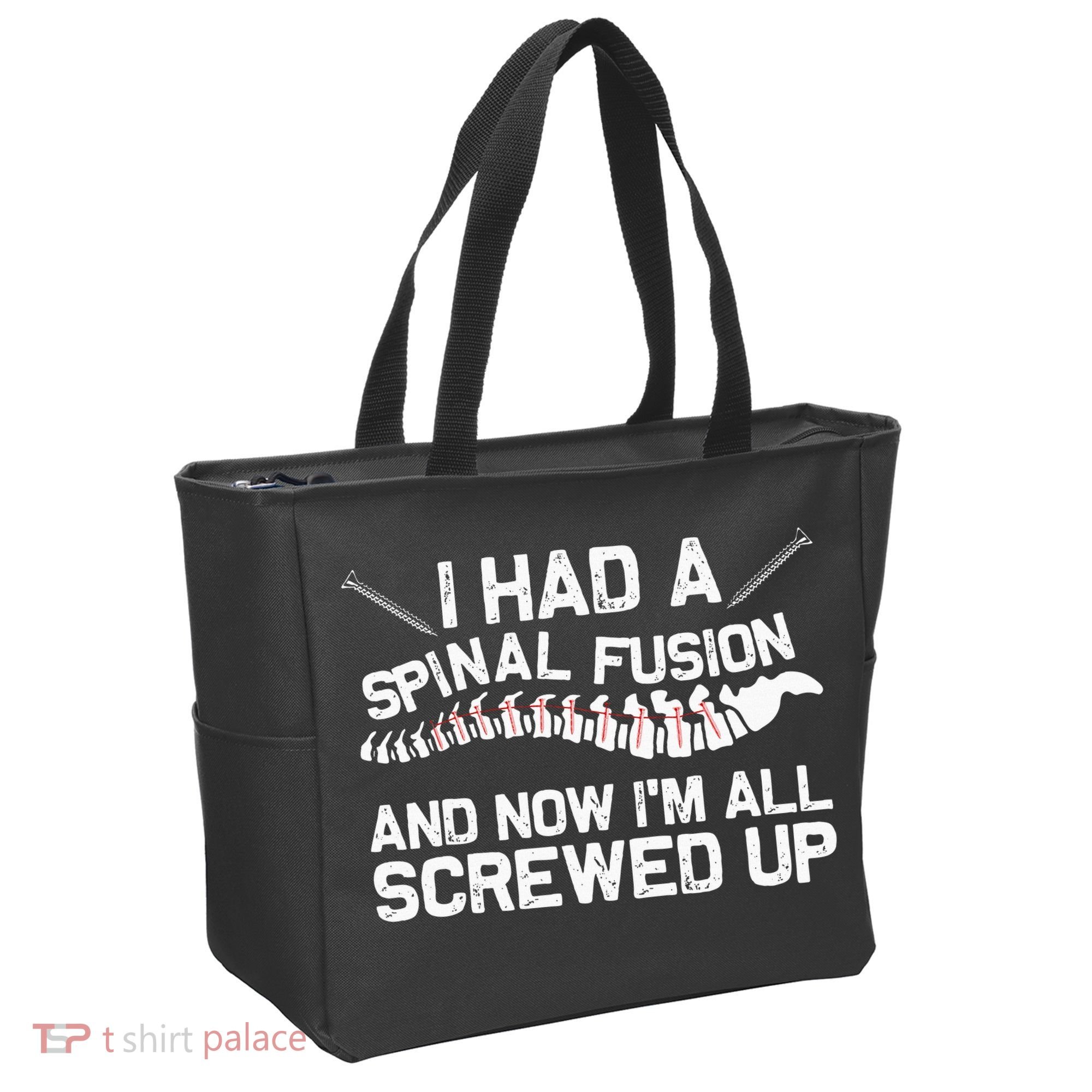 Cool Scoliosis Spinal Fusion Gift Back Surgery Recovery Gift Tote Bag