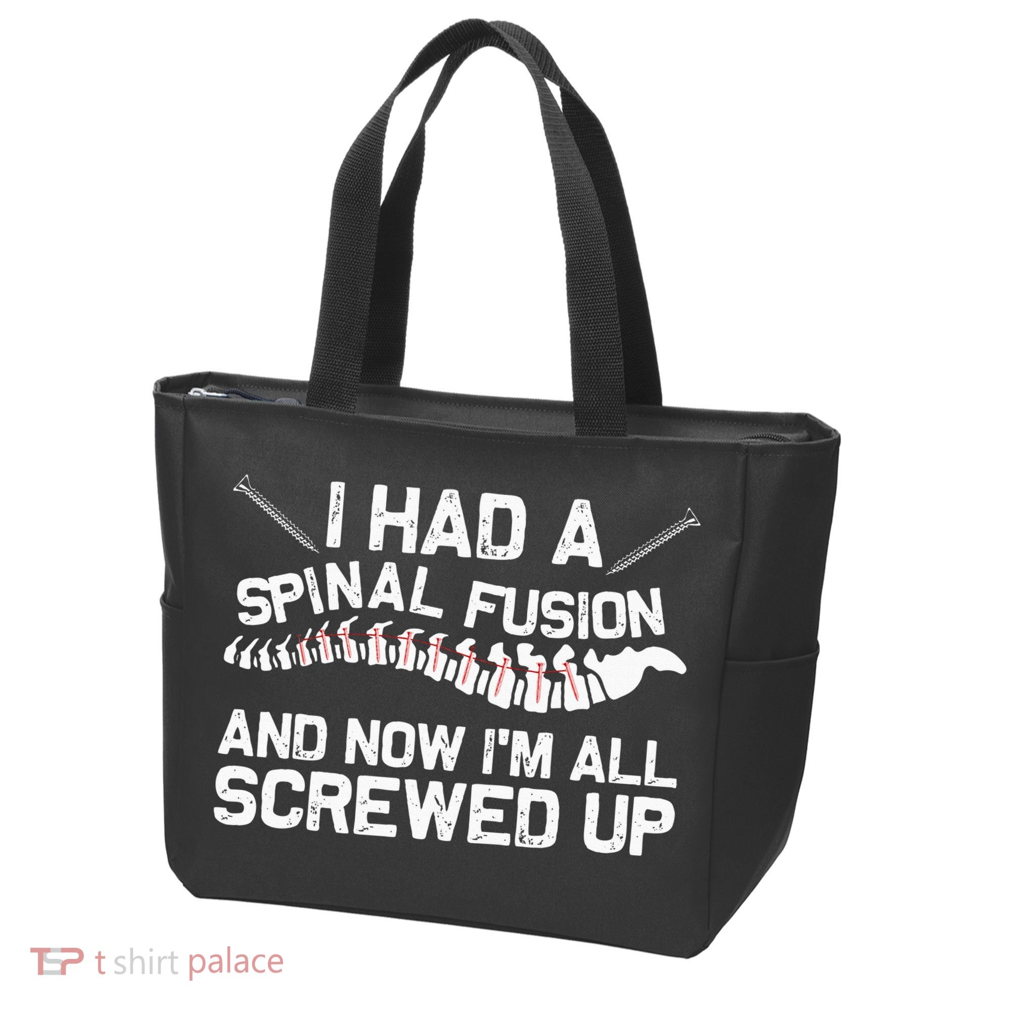 Cool Scoliosis Spinal Fusion Gift Back Surgery Recovery Gift Tote Bag