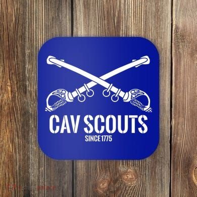 Cavalry Scouts Since 1775 Army Gift 20298 Coaster