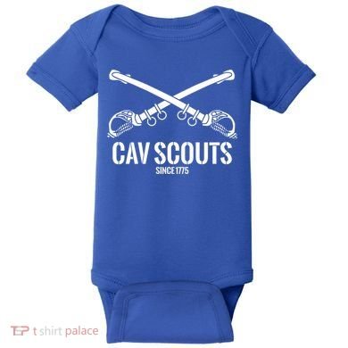Cavalry Scouts Since 1775 Army Gift 20298 Baby Bodysuit