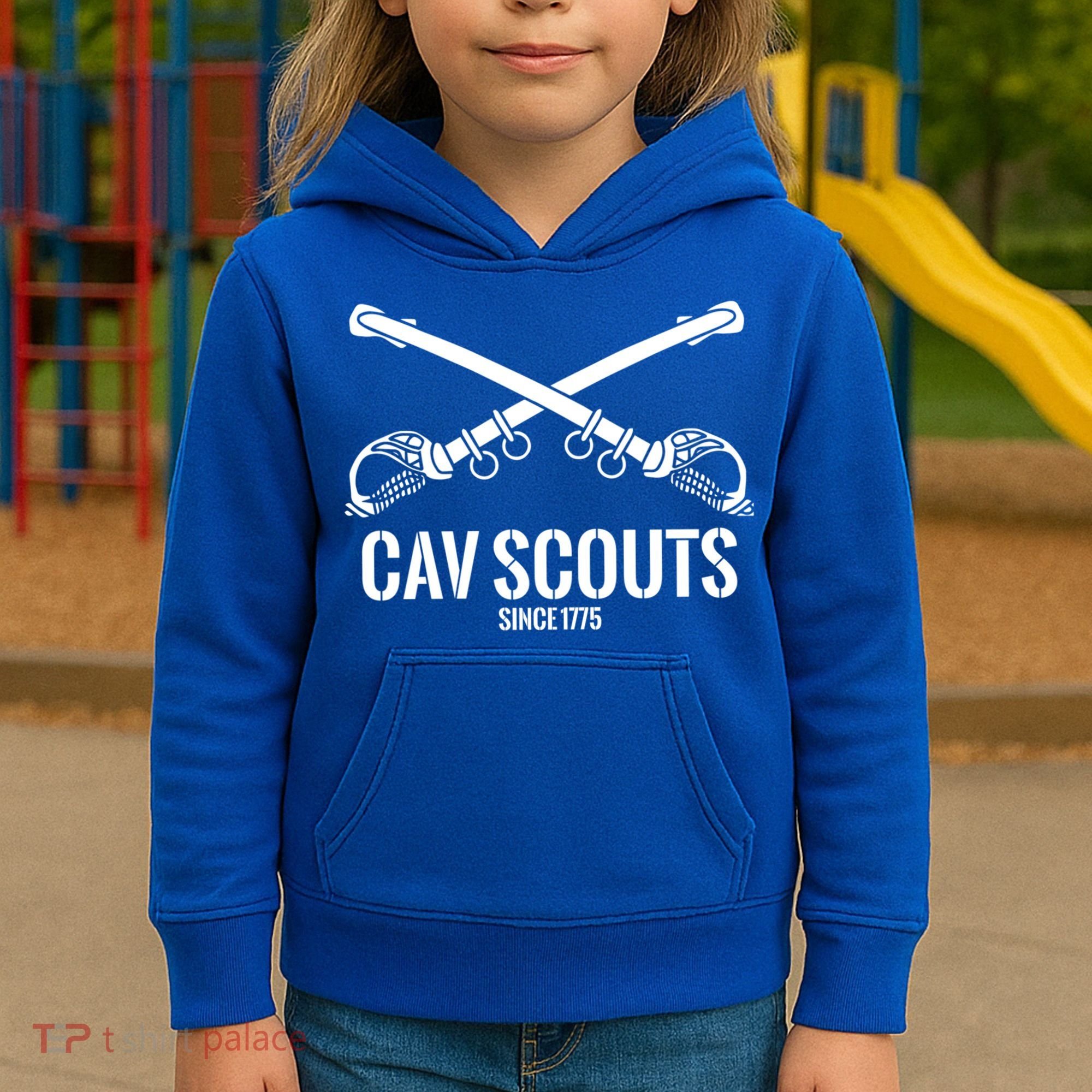Cavalry Scouts Since 1775 Army Gift 20298 Kids Hoodie
