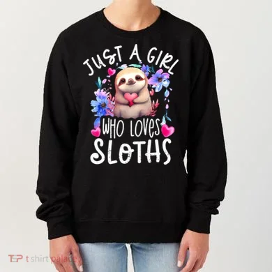 Cute Sloth , Sloth Lover Tee, Sloth , Sloth Women's Sweatshirt