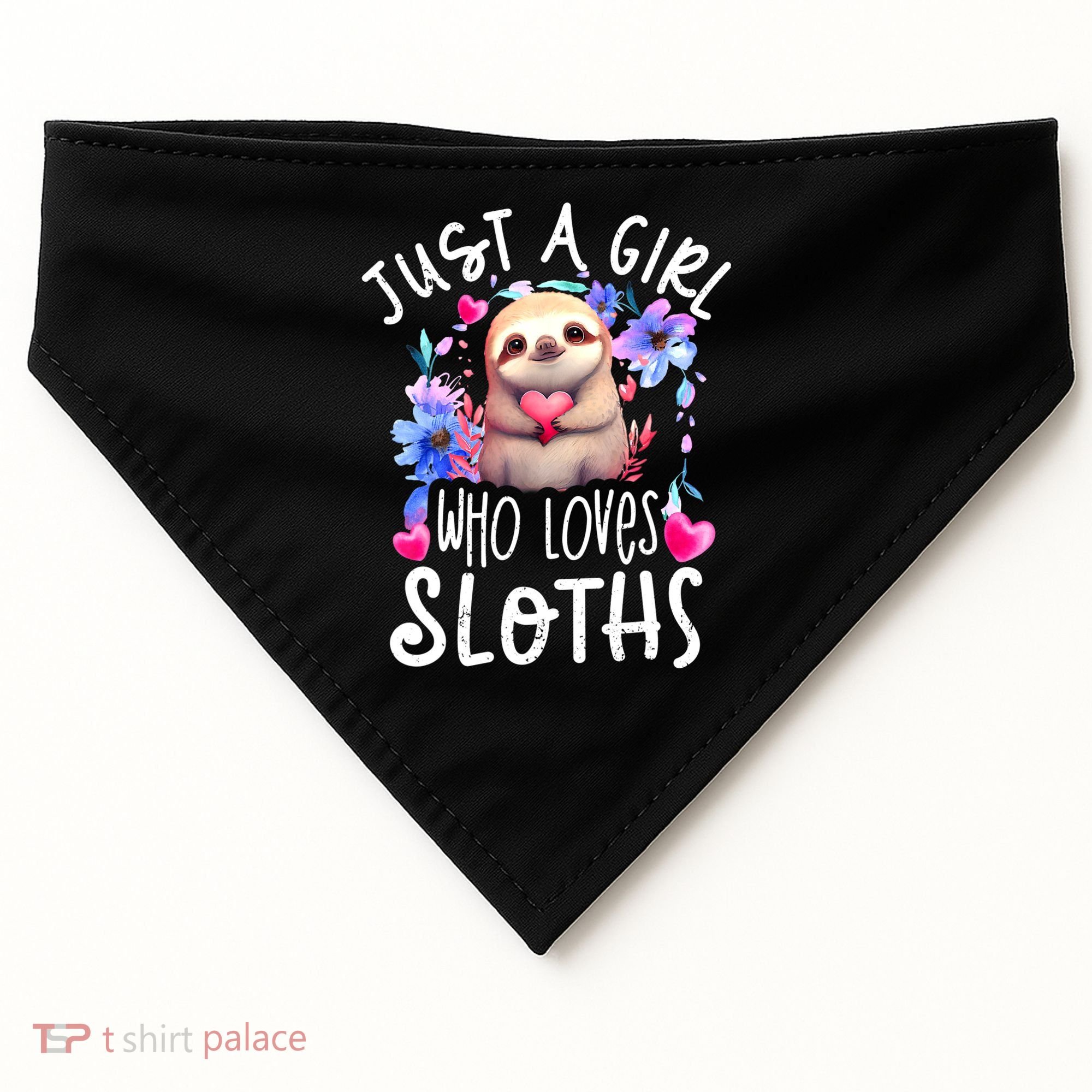 Cute Sloth , Sloth Lover Tee, Sloth , Sloth USA-Made Doggie Bandana