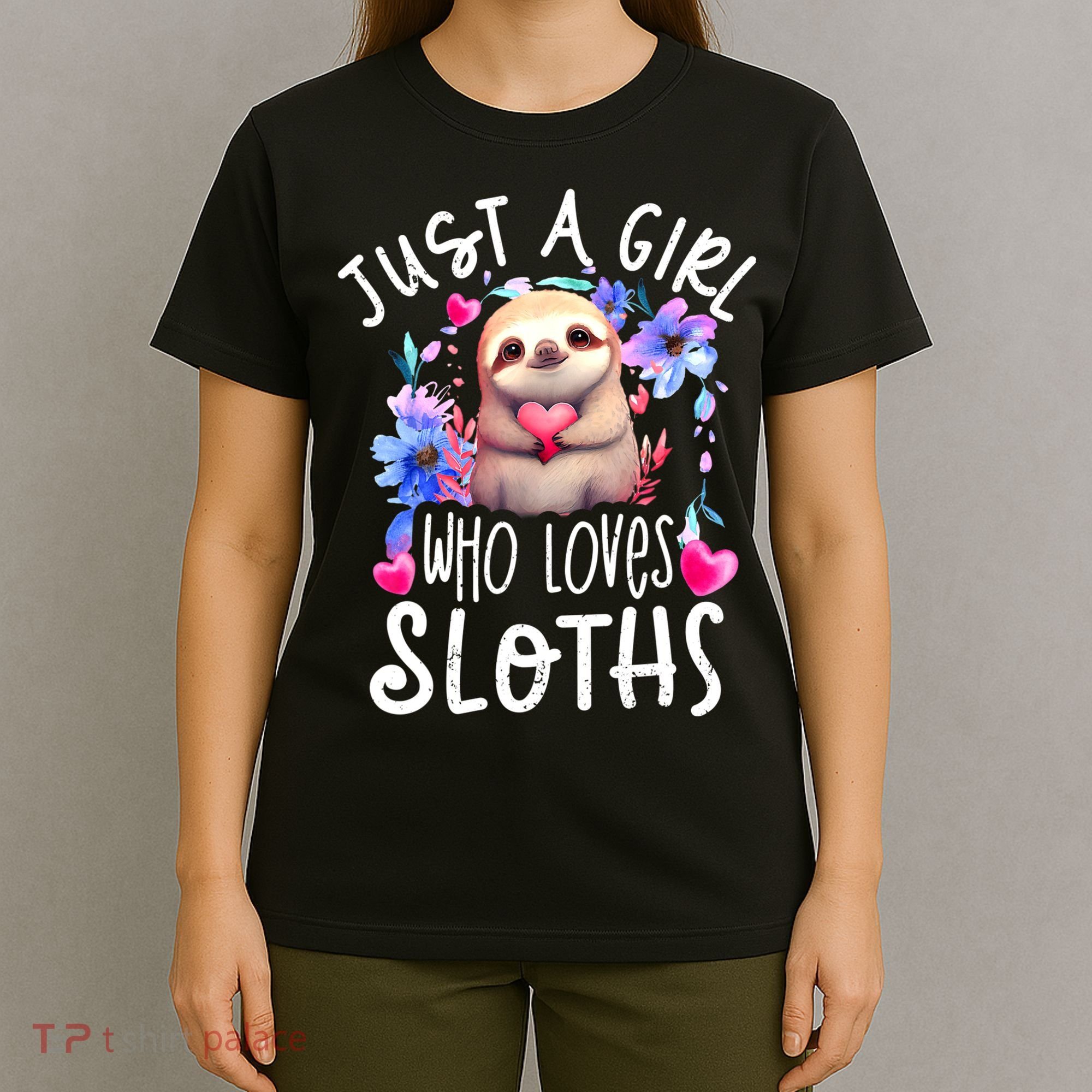 Cute Sloth , Sloth Lover Tee, Sloth , Sloth T-Shirt