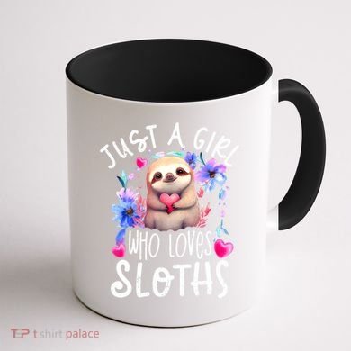 Cute Sloth , Sloth Lover Tee, Sloth , Sloth Coffee Mug back