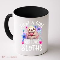 Cute Sloth , Sloth Lover Tee, Sloth , Sloth Coffee Mug thumb 0
