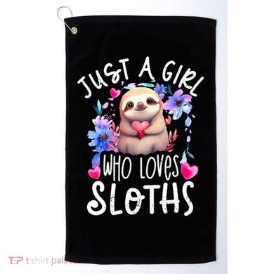 Cute Sloth , Sloth Lover Tee, Sloth , Sloth Golf Towel
