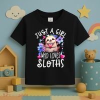 Cute Sloth , Sloth Lover Tee, Sloth , Sloth Toddler T-Shirt thumb 3