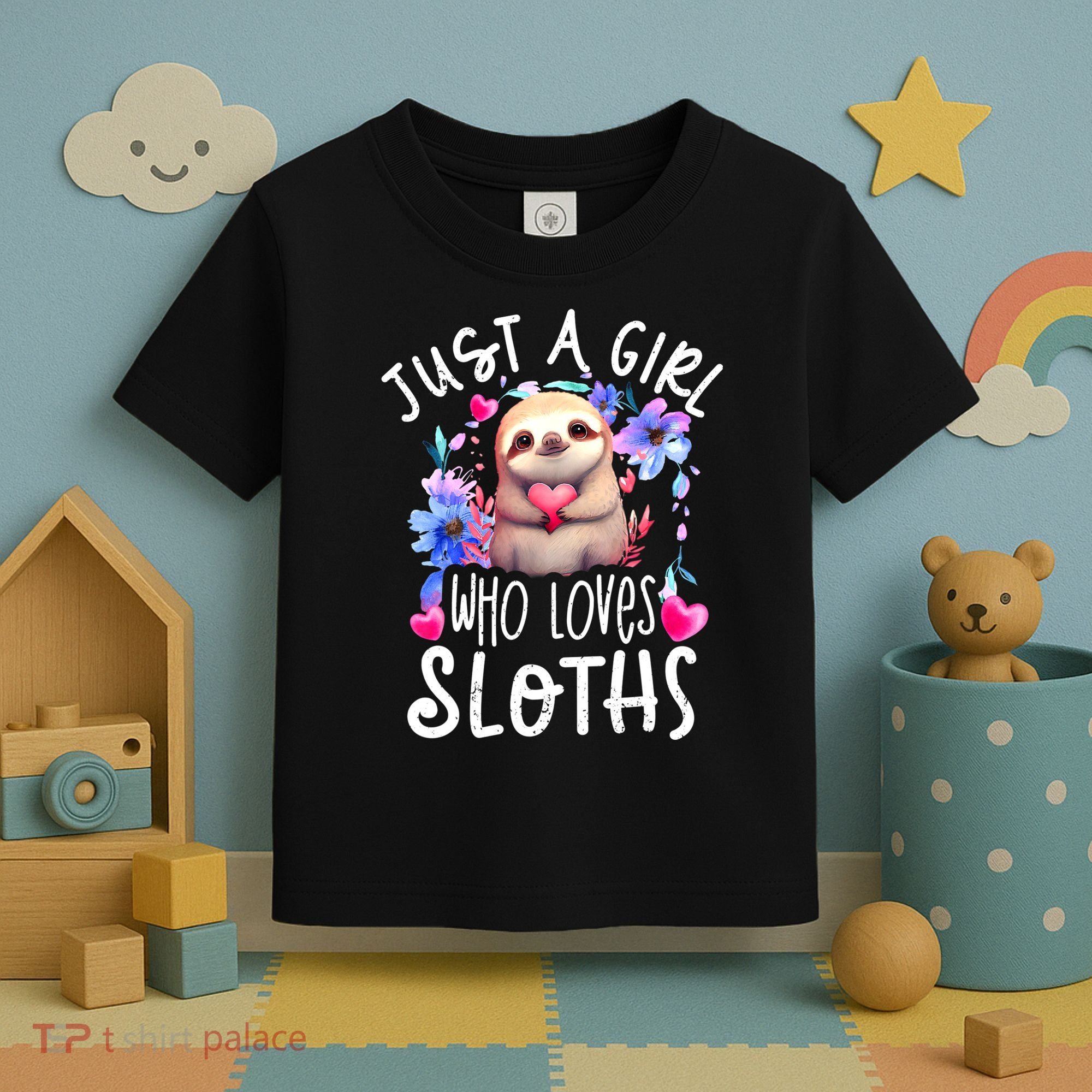 Cute Sloth , Sloth Lover Tee, Sloth , Sloth Toddler T-Shirt