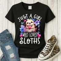 Cute Sloth , Sloth Lover Tee, Sloth , Sloth Women's T-Shirt thumb 3