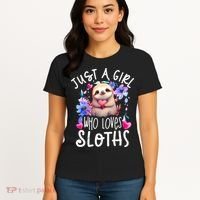 Cute Sloth , Sloth Lover Tee, Sloth , Sloth Women's T-Shirt thumb 4