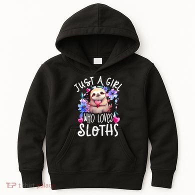 Cute Sloth , Sloth Lover Tee, Sloth , Sloth Kids Hoodie