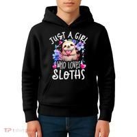 Cute Sloth , Sloth Lover Tee, Sloth , Sloth Kids Hoodie thumb 4