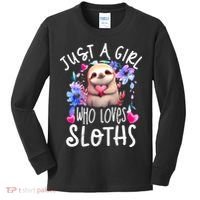 Cute Sloth , Sloth Lover Tee, Sloth , Sloth Kids Long Sleeve Shirt thumb 0