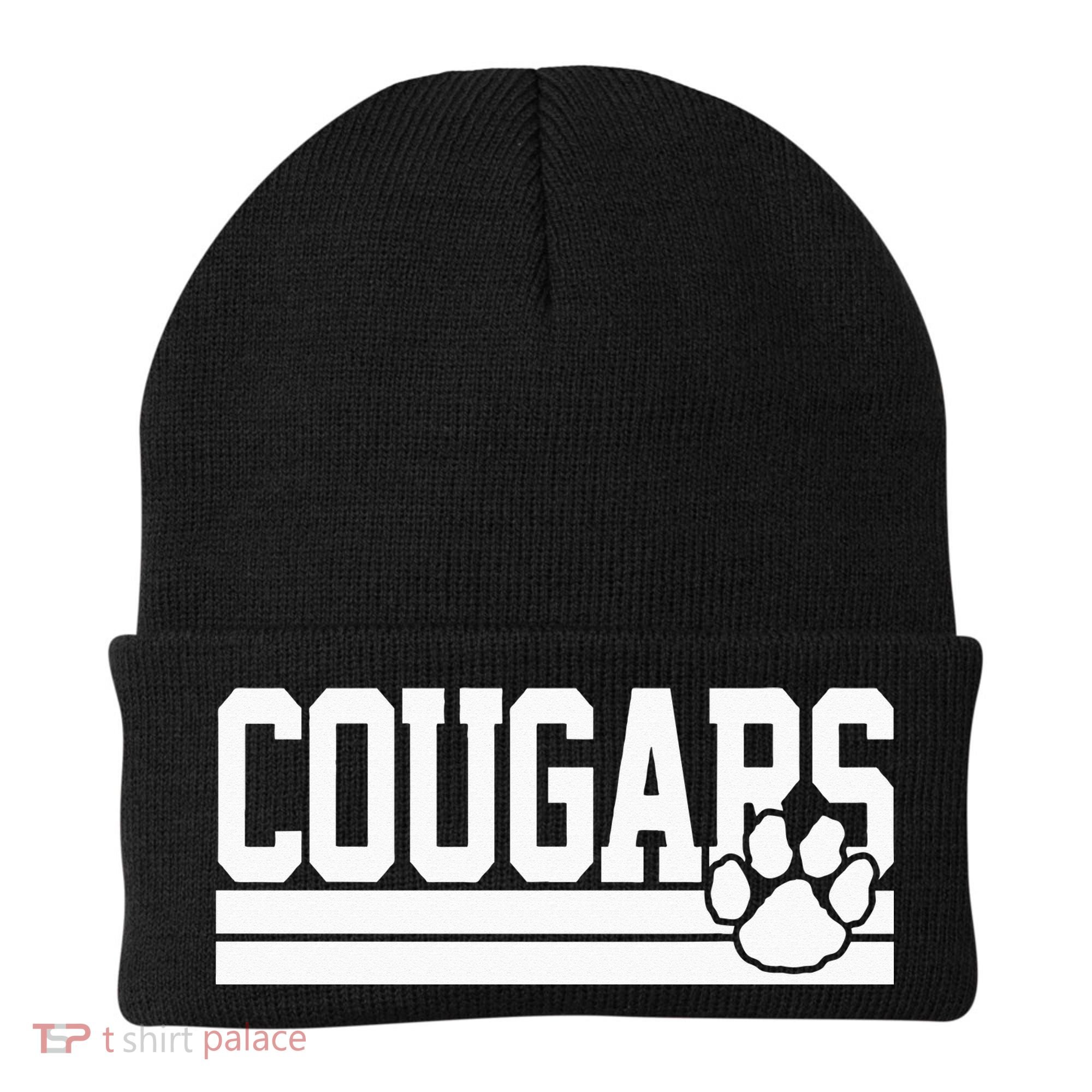 Cougars School Spirit Beanie