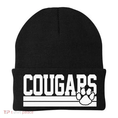 Cougars School Spirit Beanie