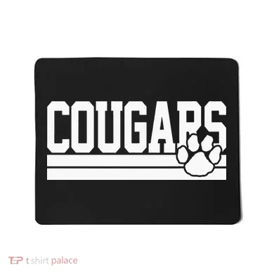 Cougars School Spirit Mousepad