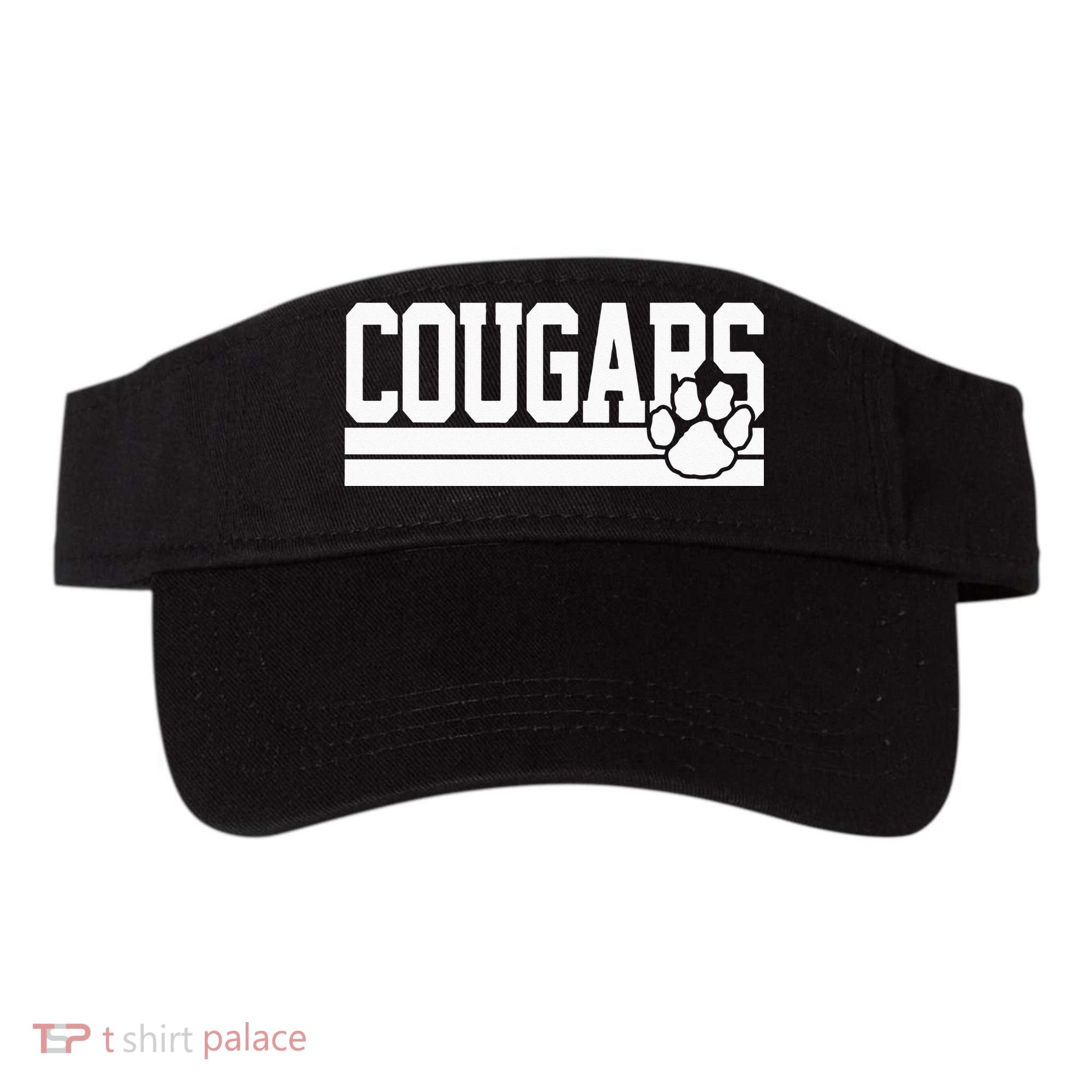 Cougars School Spirit Visor