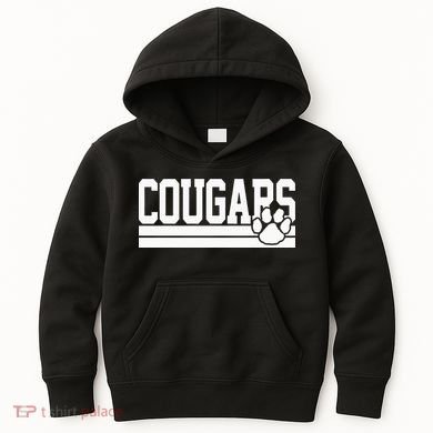 Cougars School Spirit Kids Hoodie