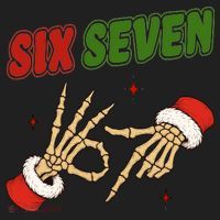 Christmas Six Seven Skeleton Santa 67 Funny X-Mas Women's Sweatshirt thumb 2