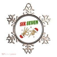 Christmas Six Seven Skeleton Santa 67 Funny X-Mas Ornament thumb 0