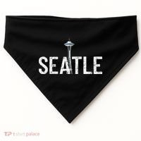 Cool Seattle Space Needle Souvenir Usa Washington Gift USA-Made Doggie Bandana thumb 0